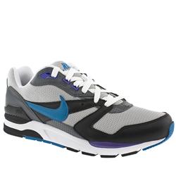 Male Twilight Runner Eu Si Fabric Upper Fashion Trainers in Grey and Black
