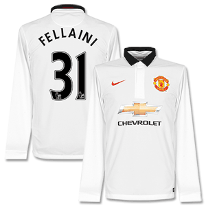 Man Utd Away L/S Fellaini Shirt 2014 2015