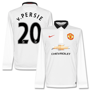 Man Utd Away L/S van Persie Shirt 2014 2015