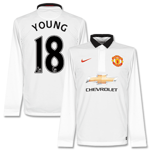 Nike Man Utd Away L/S Young Shirt 2014 2015
