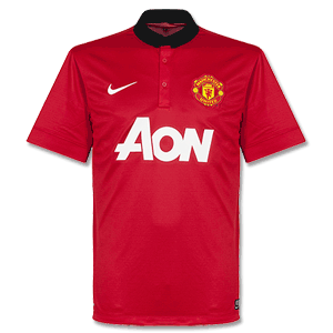 Nike Man Utd Boys Home Shirt 2013 2014