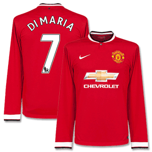 Nike Man Utd Home L/S Di Maria Shirt 2014 2015