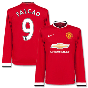 Nike Man Utd Home L/S Falcao Shirt 2014 2015
