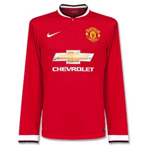 Nike Man Utd Home L/S Shirt 2014 2015