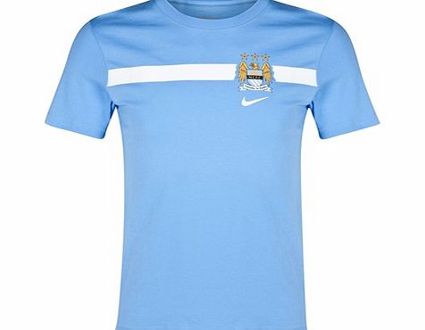 Manchester City Core T-Shirt Blue 656512-436