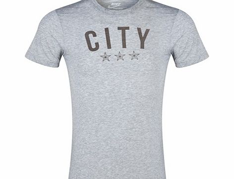 Manchester City Covert Graphic T-Shirt - Mens