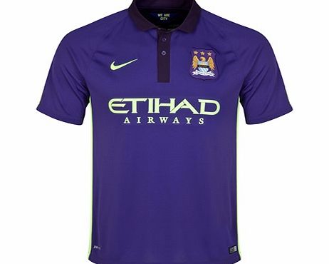 Manchester City Cup Away Shirt 2014/15 Purple
