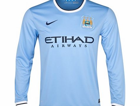 Manchester City Home Shirt 2013/14 - Long