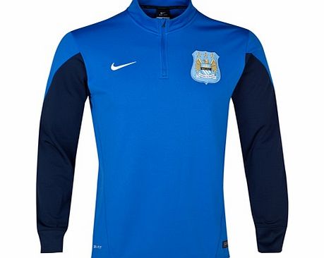 Manchester City Squad Midlayer Top Royal Blue