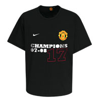 Manchester United 17 Times Champions T Shirt -