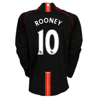 Nike Manchester United Away Shirt 2007/08 with Rooney