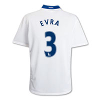 Nike Manchester United Away Shirt 2008/09 with Evra 3