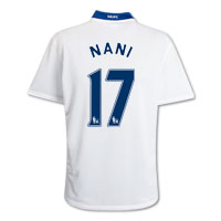 Nike Manchester United Away Shirt 2008/09 with Nani