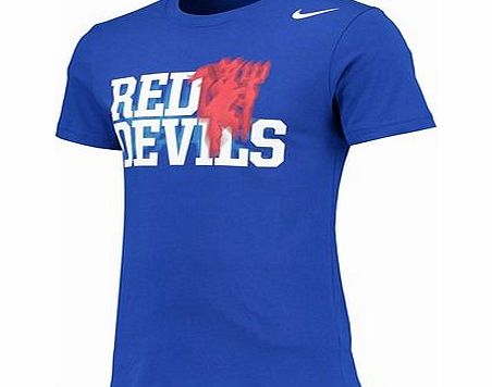 Manchester United Core Plus T-Shirt Royal Blue