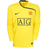 Manchester United Goalkeeper Shirt 2008/09 - Kids.
