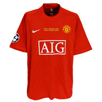 Manchester United Home Shirt 2007/09 Champions