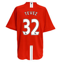 Nike Manchester United Home Shirt 2007/09 with Tevez
