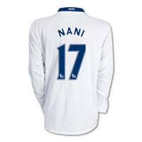 Nike Manchester United Third Shirt 2009/10 with Nani