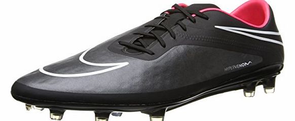 Nike mens Hypervenom Phade Fg Football boots - Black (Black/Black-Hyper Punch-White), 11 UK (46 EU)