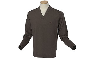Mens Tiger Woods Washable Wool V-Neck Sweater