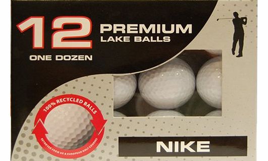 Nike Mixed Grade a Dozen Refinished Balls - White