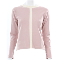 Pink Golf Knitted Long Sleeved Top