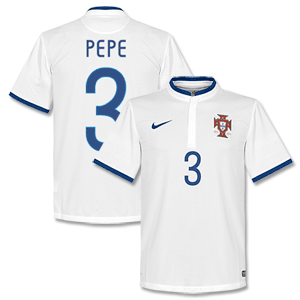 Nike Portugal Away Pepe Shirt 2014 2015 (Fan Style