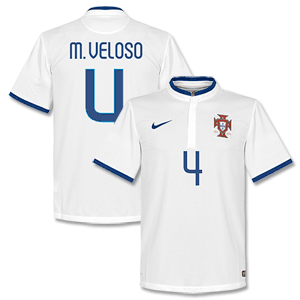 Nike Portugal Away Veloso Shirt 2014 2015 (Fan Style