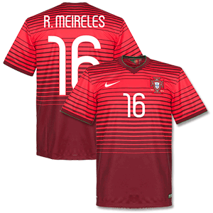 Nike Portugal Home Meireles Shirt 2014 2015 (Fan
