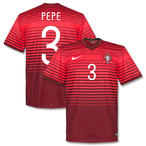 Nike Portugal Home Pepe Shirt 2014 2015 (Fan Style