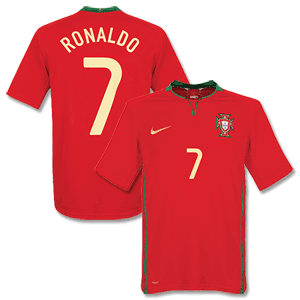 Nike Portugal Home Ronaldo Boys Shirt 2008 2009 (Fan