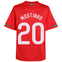 Nike Portugal Home Shirt 2010/12 with Moutinho 20
