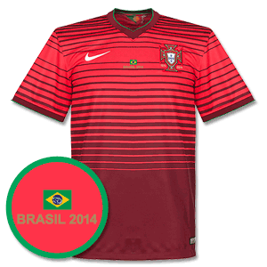Portugal Home Shirt 2014 2015 Inc Free Brasil