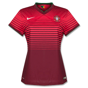 Portugal Home Womens Shirt 2014 2015