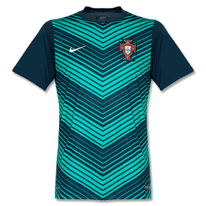 Nike Portugal Navy Pre Match Top 2014 2015