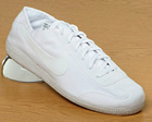 Post Match White/White Canvas Trainers