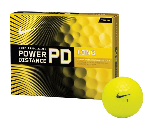 Nike Power Distance 7 Long Yellow Golf Balls 12