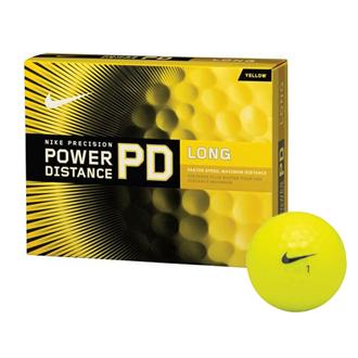 Nike Power Distance PD7 Long Yellow Golf Balls