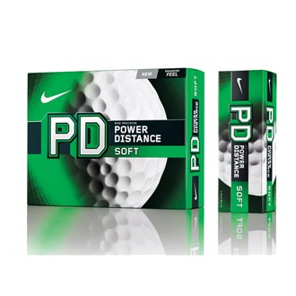 Nike Power Distance PD8 Soft Golf Balls (White -