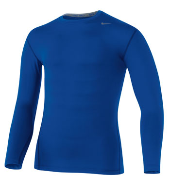  Nike Pro LS Core T-shirt Royal Blue