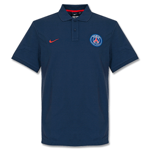 Nike PSG Authentic Navy Polo Shirt 2013 2014