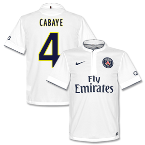 Nike PSG Away Cabaye Shirt 2014 2015 (Fan Style