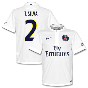 Nike PSG Away T. Silva Shirt 2014 2015 (Fan Style