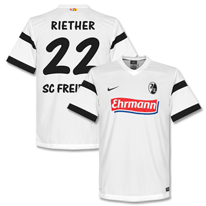 Nike SC Freiburg Away Riether Shirt 2014 2015 (Fan