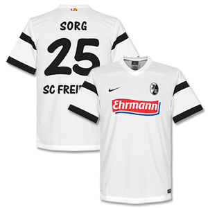 Nike SC Freiburg Away Sorg Shirt 2014 2015 (Fan Style