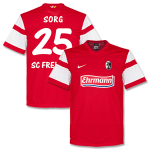 Nike SC Freiburg Home Sorg Shirt 2014 2015 (Fan Style