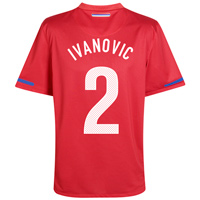 Nike Serbia Home Shirt 2010/12 with Ivanovic 2