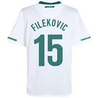 Nike Slovenia Home Shirt 2010/11 with Filekovic 15