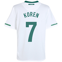 Nike Slovenia Home Shirt 2010/11 with Koren 7 printing.