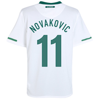 Nike Slovenia Home Shirt 2010/11 with Novakovic 11
